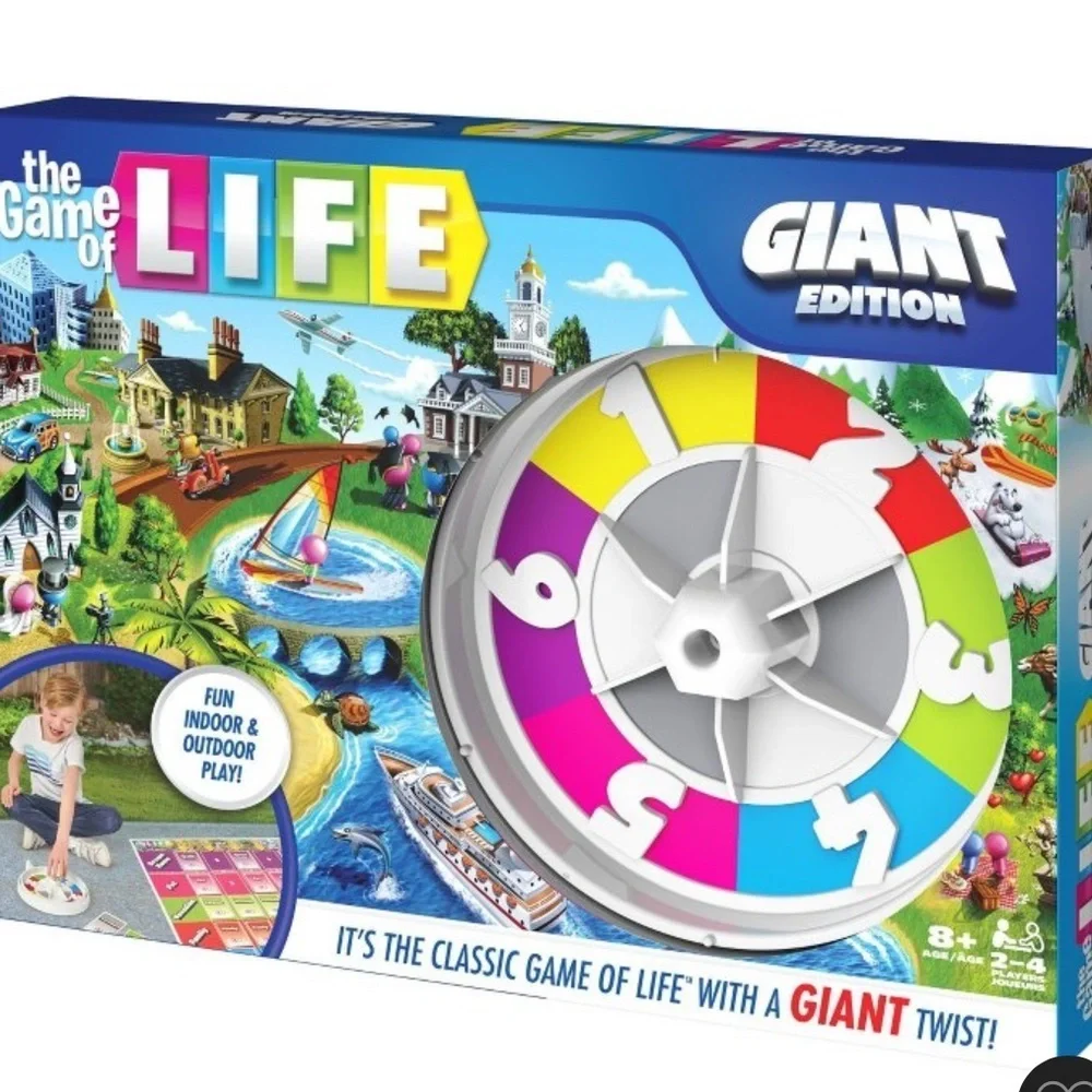 Hasbro The Game of Life Giant Edition - Multicolor